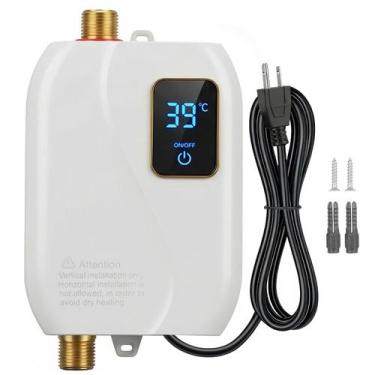Imagem de Aquecedor de Água Elétrico Sem Tanque xwdzswgs 3000W 110V