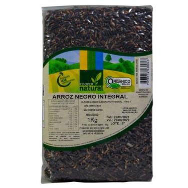 Imagem de Arroz Negro Integral Orgânico Coopernatural 1kg