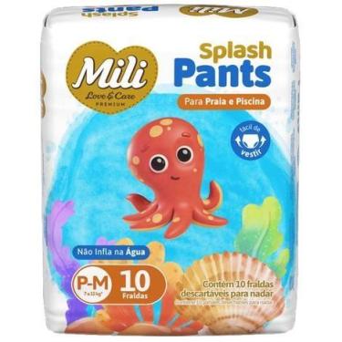 Imagem de Fralda Splash Pants P Praia E Piscina P-M 10 Un - Mili