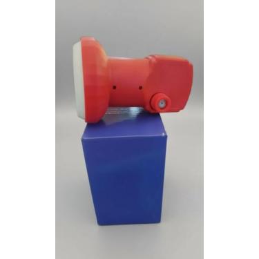 Imagem de Kit 10 LNB Ku Simples Universal Digital Vermelho - Congratulations Sto