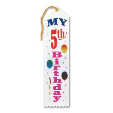 Imagem de My 5th Birthday Award Ribbon (Pack of 6)