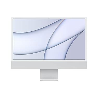 Imagem de Apple iMac (de 24 polegadas, Processador M1 da Apple com CPU 8‑core e GPU 8‑core, 8 GB RAM, 256 GB) - Prateado