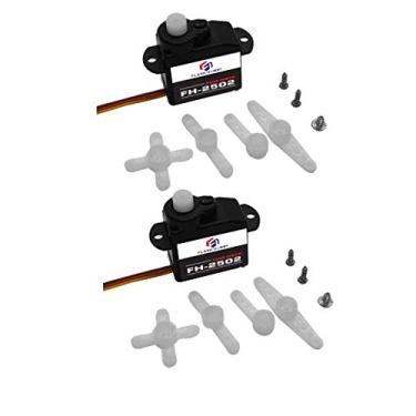 Imagem de FlashHobby 2 peças FH-2502 Plastic Gear Servo 2,2 g 2g Gotek para Trex Heli Rc Car Truck