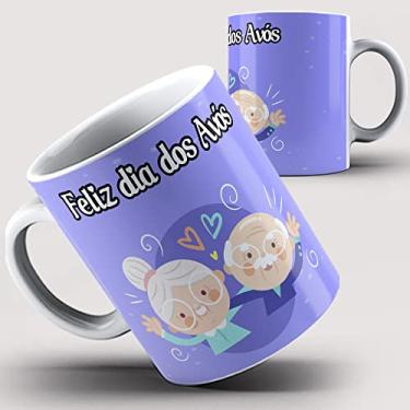 Imagem de Caneca Xícara Feliz dia dos Avós 13i