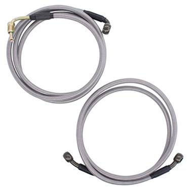 Imagem de MOTOKU Linhas de freio dianteiro e traseiro para Polaris RZR 570 800 900XP