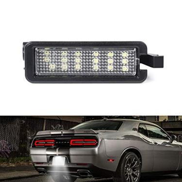 Imagem de Gempro Conjunto de lâmpadas de LED para placa de carro para Dodge Charger Challenger Pacifica Jeep Compass Chrysler 300, 6000K, branco