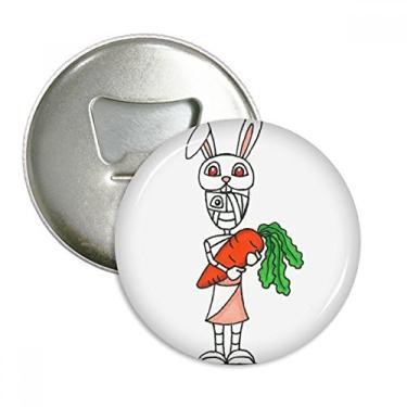 Imagem de Emblema multifuncional com ímã de geladeira Egito Múmia Hórus Coelhos Chapéu Abridor de Garrafas