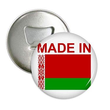 Imagem de Feito na Bielorrússia Country Love abridor de garrafas ímã de geladeira emblema multifuncional