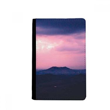 Imagem de Carteira porta-cartões rosa escuro nuvens céu passaporte Notecase Burse