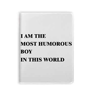 Imagem de Diário de capa macia I Am The Humorous Boy Art Deco, presente moderno