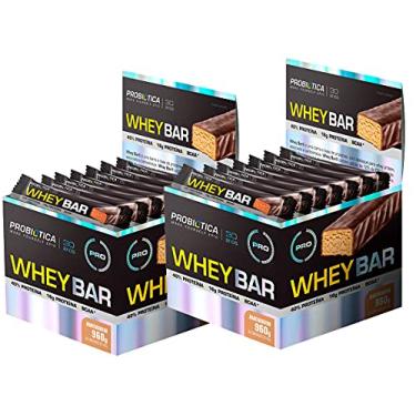 Imagem de 2x Whey Bar - 24 Unidades - Amendoim - Probiótica