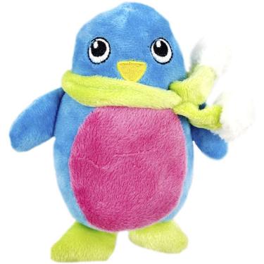 Imagem de Brinquedo Pelúcia Pinguim Colorido para Cães - Tam. Único