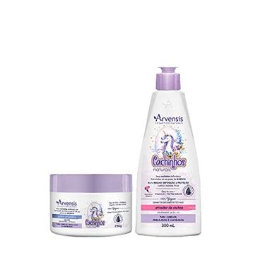 Imagem de Kit Arvensis Cachinhos Naturais Ativador de Cachos Ondulados e Cacheados 300ml + Geléia Ativadora - 250g
