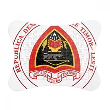 Imagem de Moldura de quebra-cabeça com emblema Nacional de Timor Leste Dili Decoração de Imagem