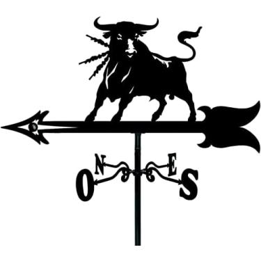 Imagem de Peixe Aço Inoxidável Cata-vento Jardim Cata-vento Ao Ar Livre Roof Garden Mount Yard Decor Cata-vento, Quintal Indicando A Direção Do Vento,Estilo 2,bonny369