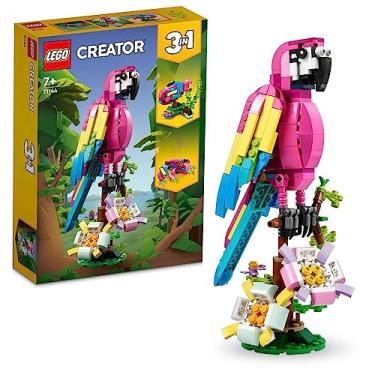 Imagem de Lego Creator 3 em 1 - Papagaio Rosa Exótico - 31144