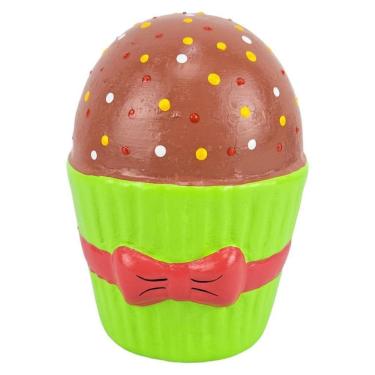 Imagem de Cofre Cofrinho Cupcake Fake Verde Decoração Mesa Festa