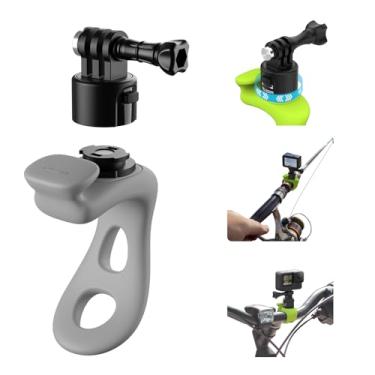 Imagem de TELESIN S2 Banda de montagem flexível 360 de liberação rápida, acessórios de montagem para GoPro 13 12 11 10 8 7 Insta360 X3 X4 DJI Action 5 Pro 4 Pocket 3