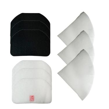 Imagem de Nispira Filtros de substituição FK6 compatíveis com os modelos de fritadeira DeLonghi D650UX D677UX D689UX, 3 pacotes