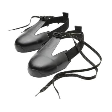 Imagem de Esquirla Toe cap sapato cobre protetores de dedo do pé acessório unisex com alça ajustável anti deslizamento overshoes trabalho sapato cobre
