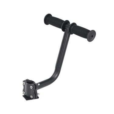 Imagem de Colaxi Corrimão de bicicleta, acessório resistente, portátil, durável, liga de alumínio, assento traseiro, apoio de braço, assento para crianças, descanso de , com parafuso