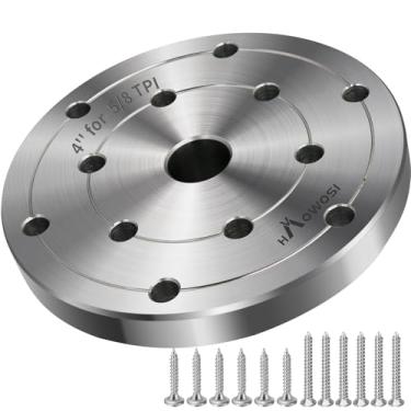 Imagem de Torno de madeira Placa frontal de aço de 10 cm para eixo de 1,5 cm