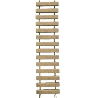 Imagem de Escada de escalada para gatos, estrutura de escalada, uso em ponte para gaiola de gato, corda de sisal, móveis para animais de estimação, arranhador, poste arranhador, brinquedos para gatinhos, torre