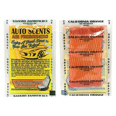Imagem de Donkey Auto Products Embrulhado individualmente - Aromatizadores profissionais de ar para carro - Remova odores e adicione ambiente (15 por pacote)Donkey Auto Products laranja 159-S15