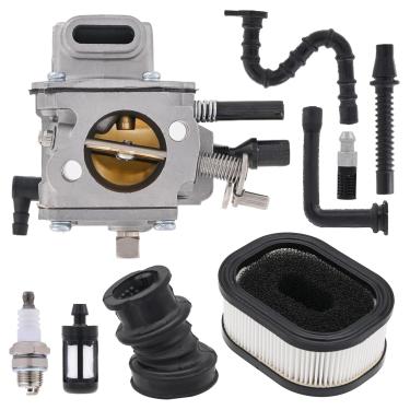 Imagem de NIMTEK Carburador com filtro de ar, linha de combustível, kit de vela de ignição para carburador de motosserra STIHL MS640 MS650 MS660 064 066