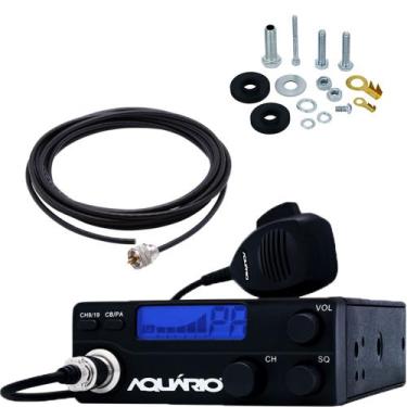 Imagem de Rádio Móvel Px 40 Canais Homologado Radio Amador RP-40 Cabo 5,5 metros