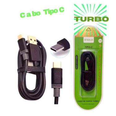Imagem de Cabo Usb Celular Tipo C Carregamento Rápido Turbo 25W - Gold