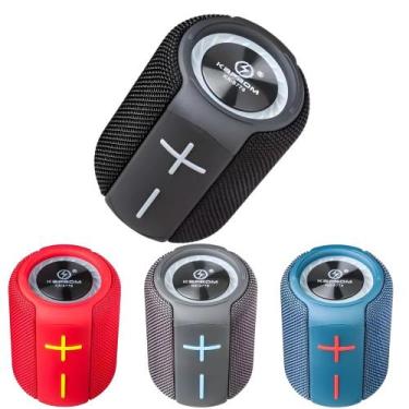 Imagem de Caixa de som portátil - resistente água - bluetooth - led rgb sortida 