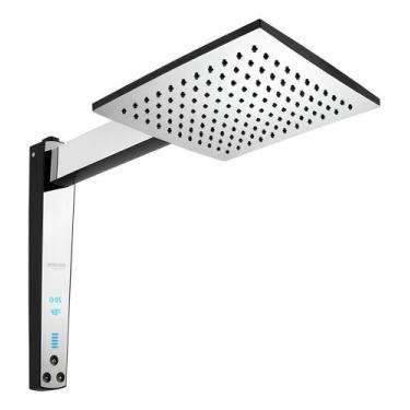 Imagem de Chuveiro Ducha Acqua Century Digital 7500w Preto Cromado 220v Lorenzet