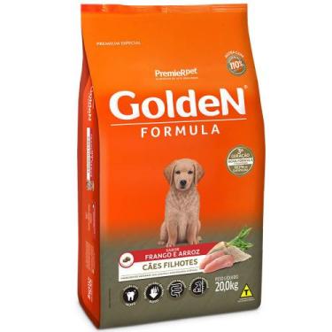 Imagem de Ração Golden Fórmula Para Cães Filhotes Sabor Frango e Arroz 20 kg - P