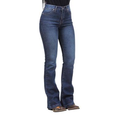 Imagem de Calça Jeans Feminina Flare Azul Wrangler 36287