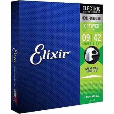 Imagem de Encordoamento Cordas Elixir Guitarra Optiweb 009