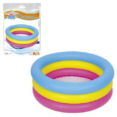 Imagem de Piscina Inflavel 3 Aneis 88l Colors 25x76cm Summer Fun - Wellmix, Infl