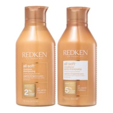 Imagem de Kit Redken All Soft Shampoo 300ml+ Condicionador 300ml