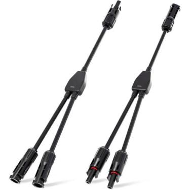 Imagem de DMTI Conector Mc4 2 vias Y Cabo P/ Ligação Paralelo Painel Solar - Par