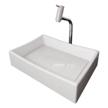 Imagem de Cuba Dalla Para Banheiro com Valvula Oculta e Torneira DL08 - Loja Doc