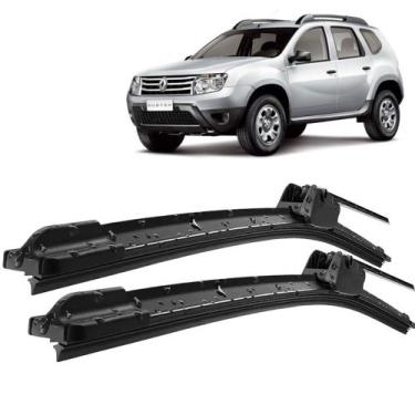 Imagem de Par Palheta Limpador ParaBrisa Duster 2012 a 2020 Silicone - SW AutoMa