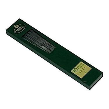 Imagem de Grafite Faber Castell Tk 9071 Estojo Alemão Com 10 Minas F - Faber-Cas