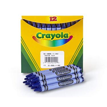 Imagem de Crayola Giz de cera a granel, 12 quilates, azul