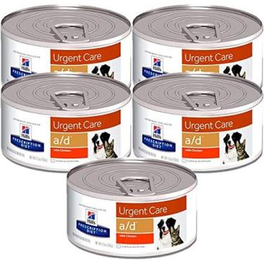 Imagem de KIT 5 Ração Úmida Hills Cães e Gatos A/D  156g - Hill's