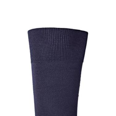 Imagem de Meia Social Lupo Refinata 1795-001 Modal, U (39/43), Marinho