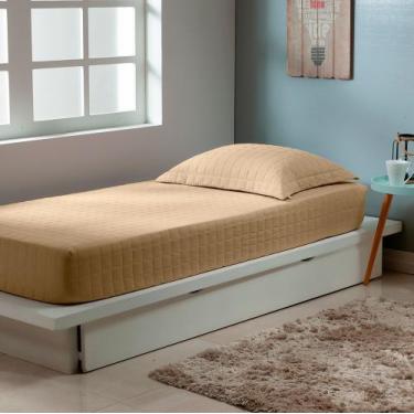 Imagem de Colcha Solteiro Zapt Zum Sleep C/ Elástico 2Pçs 200 Fios 100% Algodão 