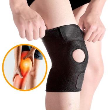 Imagem de Joelheira Neoprene para Proteção Joelho Muscular Bilateral Ortopédica 