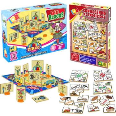 Imagem de Big Blocks Circo + Conhecendo as Profissões - IOB