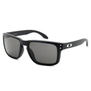 Imagem de Óculos de Sol Oakley Holbrook OO9102L-02 55 Preto Brilho Polarizado, P