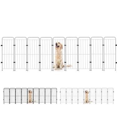 Imagem de Cercado Caes Pet Cachorro Grade Cerca 9 Módulos 98 cm Altura - Utility